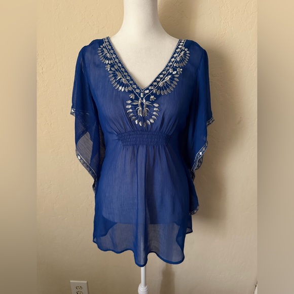 Tops - Sheer Blouse coverup